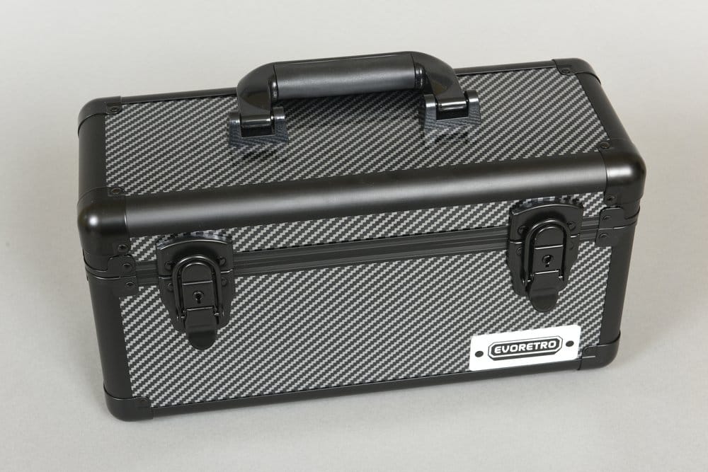 Evoretro Maleta TCG para 15 Slabs Gris 33,9 x 13,4 cm