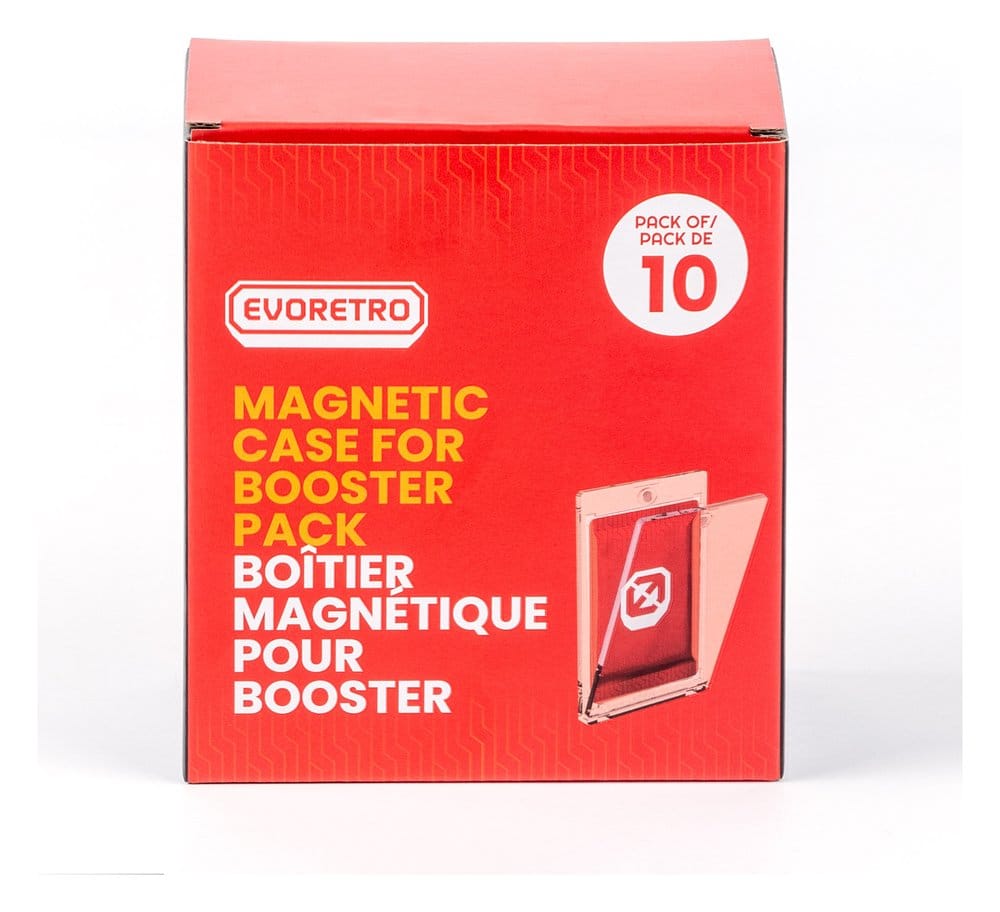 Caja de acrílico Pack de 10 Magnetic One Touch Protector para Booster Packs Frikytopia