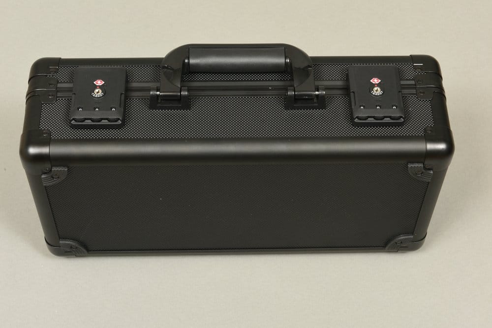 Evoretro Mini Maletín de Transporte con Asa & Espuma Extraíble Negro