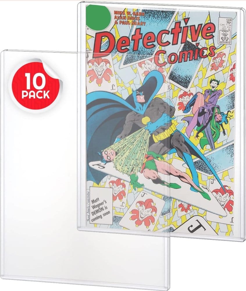 Evoretro Toploader para Comics Paquete de 10 Silver