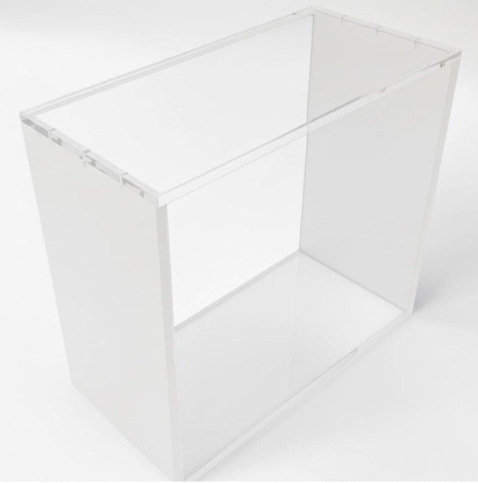 Evoretro Vitrina de Acrílico Magnética para ETB con Lados de Colores - Blanco Frikytopia