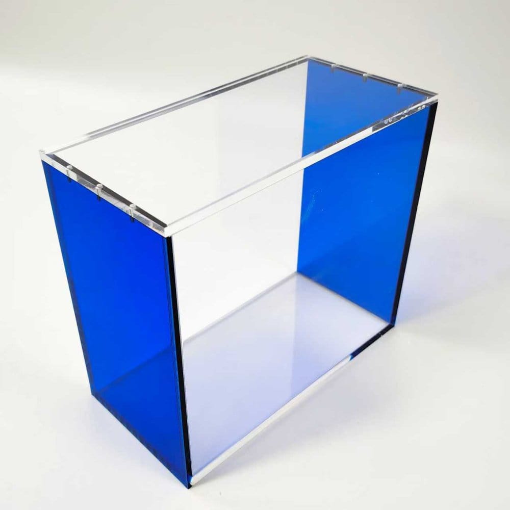 Evoretro Vitrina de Acrílico Magnética para ETB con Lados de Colores - Azul Frikytopia