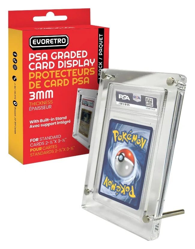 Evoretro Display de Acrílico para PSA Graded Cards 3mm