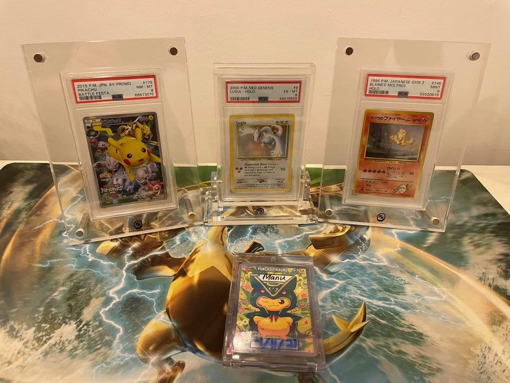 Evoretro Display de Acrílico para PSA Graded Cards 3mm