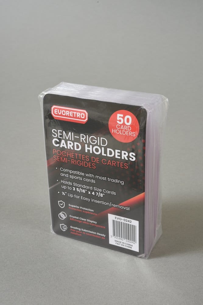 Evoretro pack 200 pochettes de cartes Semi-Rigid 8 x 12 cm