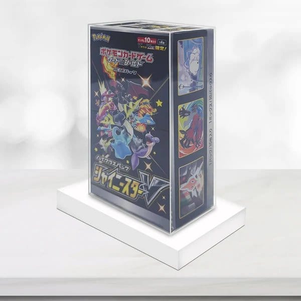 Evoretro Caja de PET Pack de 5 Protector para Pokémon Booster Box Japonesa Pequeña Frikytopia