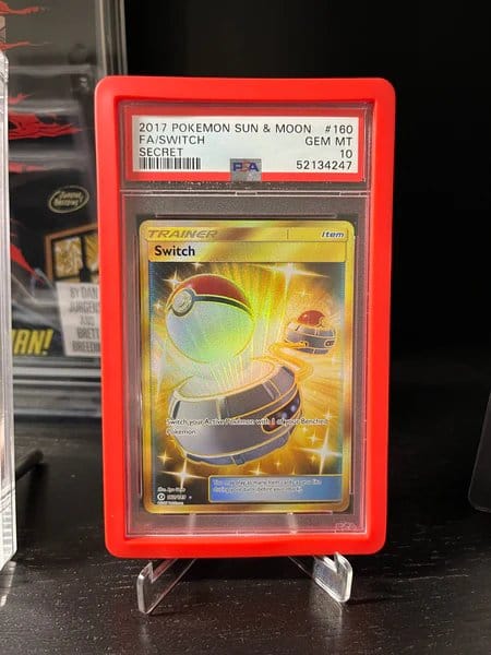 Evoretro Protector Bumper para Slabs PSA Red