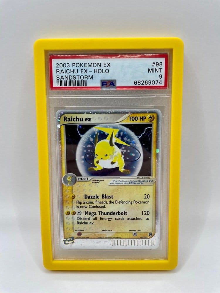 Evoretro Protector Bumper para Slabs PSA Yellow