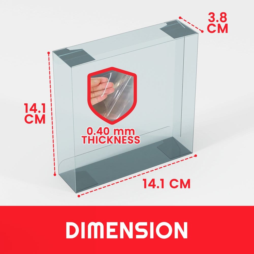 Evoretro Caja de PET Pack de 5 Protector para Pokémon Booster Box Japonesa Grande