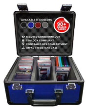 Evoretro Maleta TCG para 90 Tarjetas X Azul