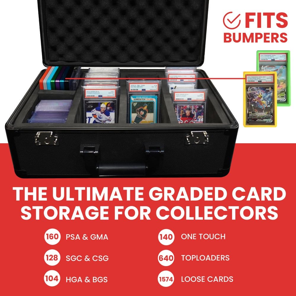 Evoretro Maleta TCG para 120 Tarjetas XL Negro