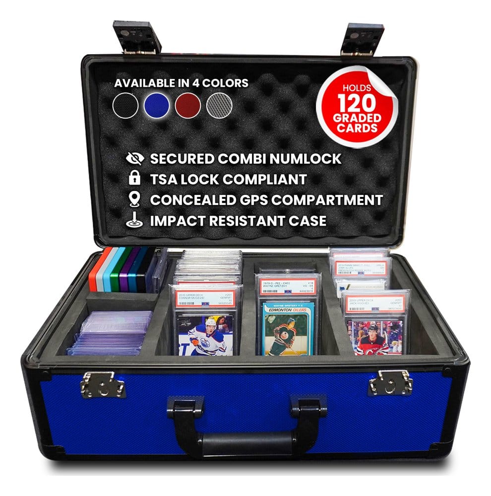 Evoretro Maleta TCG para 120 Tarjetas XL Azul Frikytopia
