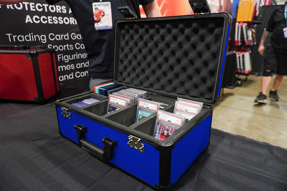 Evoretro Maleta TCG para 120 Tarjetas XL Azul