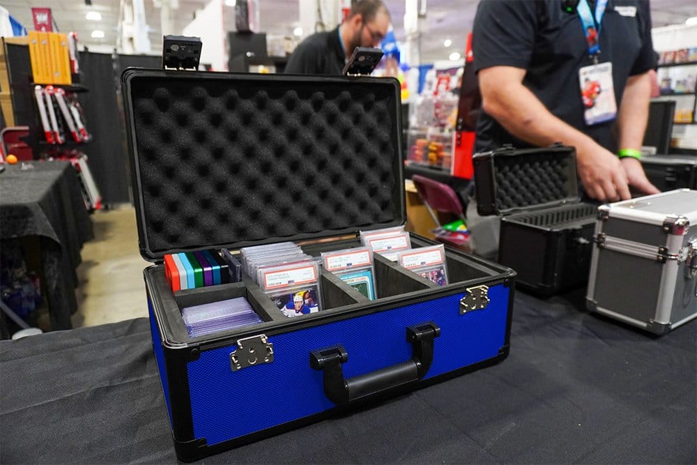 Evoretro Maleta TCG para 120 Tarjetas XL Azul