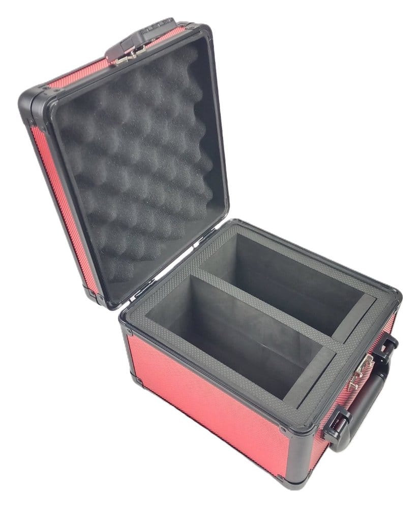 Evoretro Maleta TCG para 120 Tarjetas XL Rojo