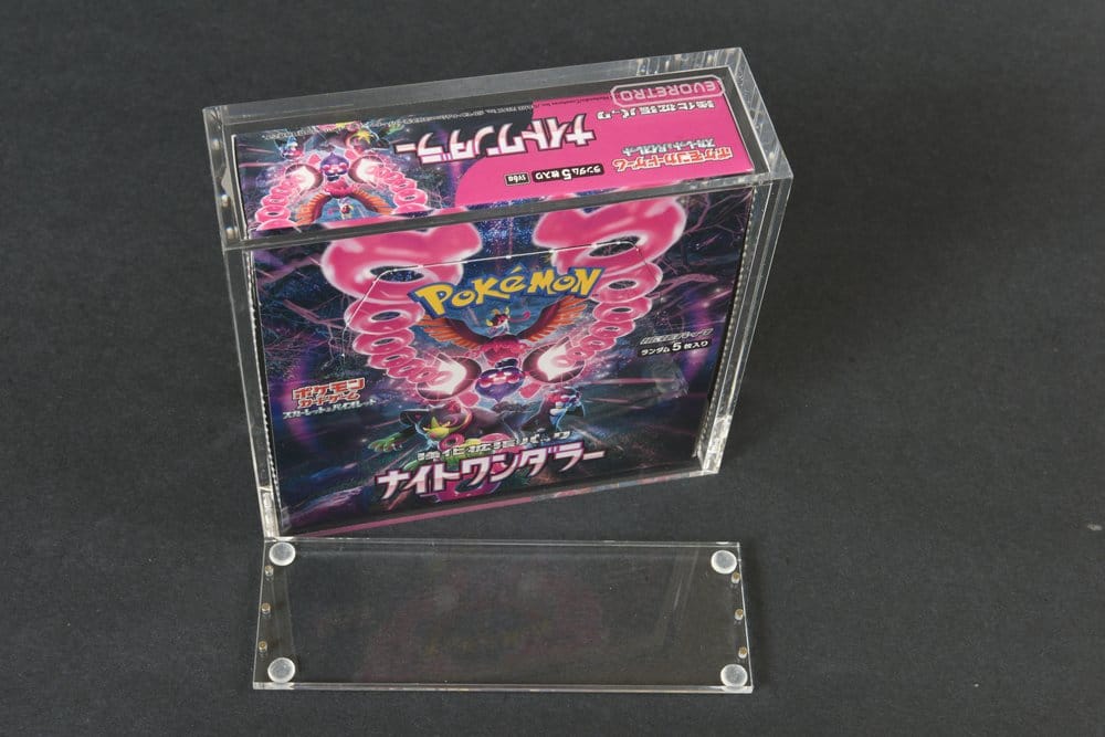 Evoretro Display de Acrílico para Pokémon Caja de Booster Grande Japonesa Frikytopia