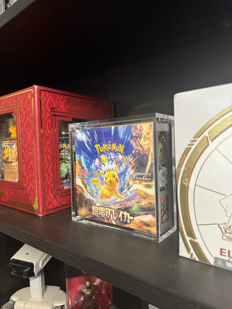 Evoretro Display de Acrílico para Pokémon Caja de Booster Grande Japonesa