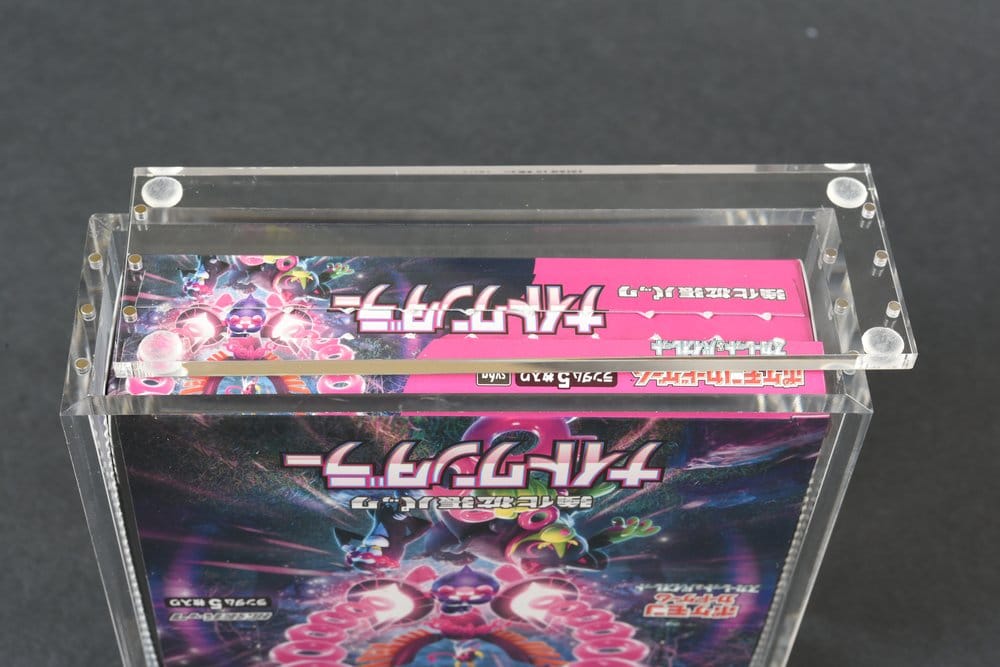 Evoretro Display de Acrílico para Pokémon Caja de Booster Grande Japonesa