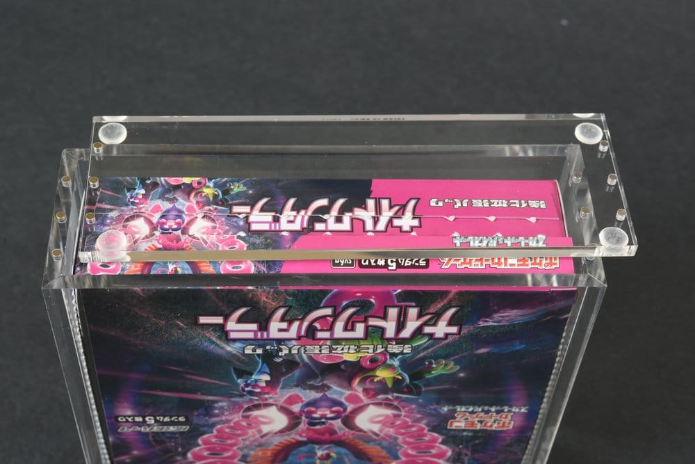 Evoretro Display de Acrílico para Pokémon Caja de Booster Grande Japonesa