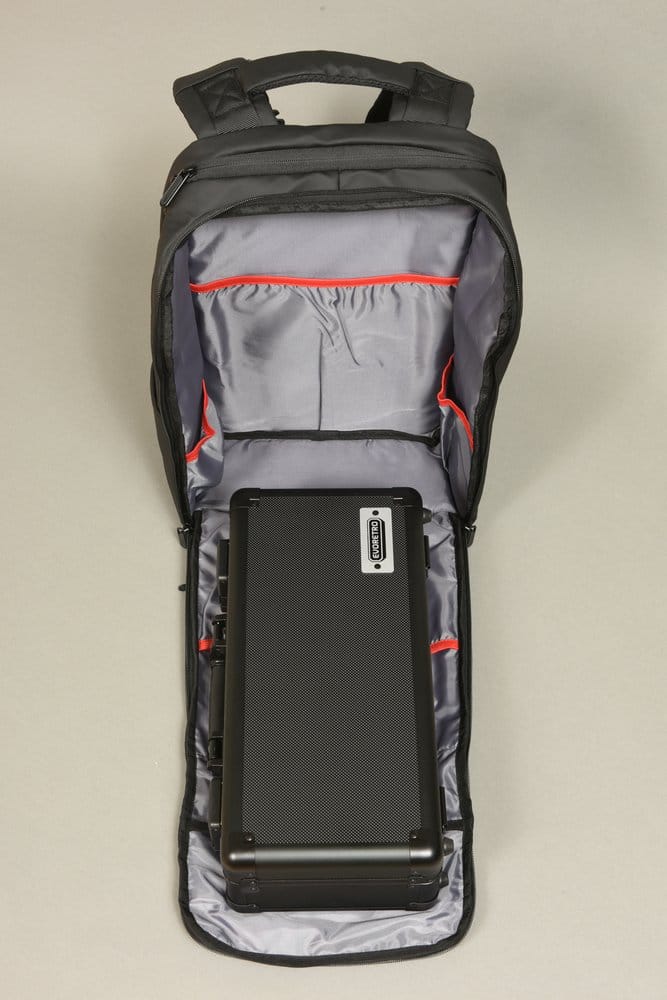 Evoretro Mochila de Viaje y Mini-Estuche de Transporte Bundle Kit Negro