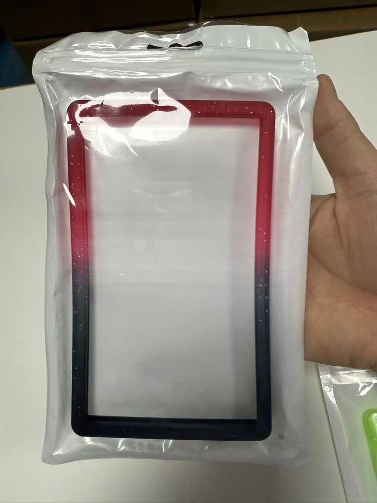 Evoretro Bumper para Slab de Tarjeta Graduada PSA Gradient Red-Black Glitter Frikytopia