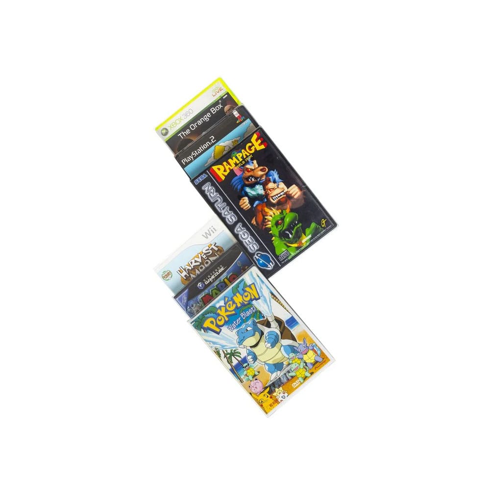 Caja de PET pack de 25 Protector para Gamecube/XBOX360/WII/PS2/DVD