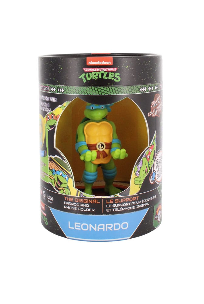 Tortugas Ninja Mini Soporte Holdems Leonardo 10cm