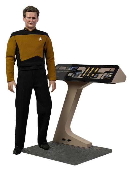 Star Trek: La nueva generación Figura 1/6 Chief Miles O'Brien with Transporter Console 30 cm Frikytopia