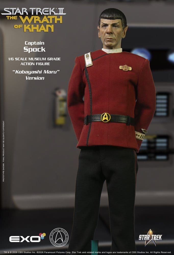 Star Trek: La ira de Khan Figura 1/6 Captain Spock Kobayashi Maru Version 30 cm