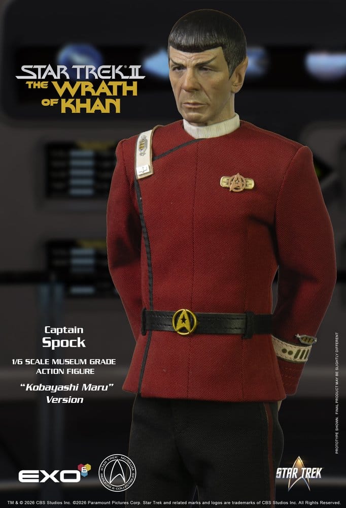 Star Trek: La ira de Khan Figura 1/6 Captain Spock Kobayashi Maru Version 30 cm