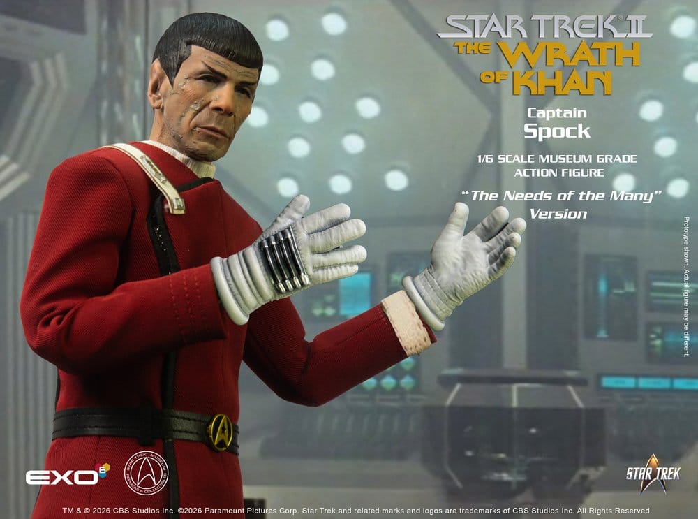 Star Trek: La ira de Khan Figura 1/6 Captain Spock Needs of the Many Version 30 cm