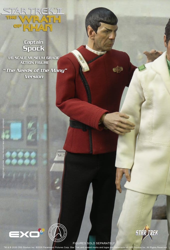 Star Trek: La ira de Khan Figura 1/6 Captain Spock Needs of the Many Version 30 cm
