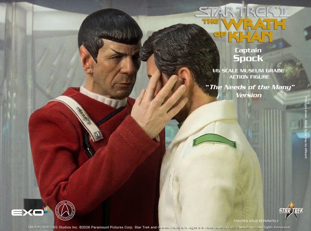 Star Trek: La ira de Khan Figura 1/6 Captain Spock Needs of the Many Version 30 cm