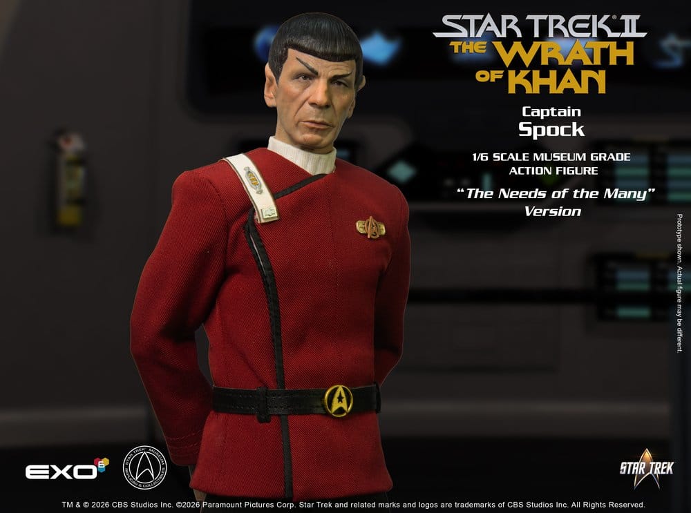 Star Trek: La ira de Khan Figura 1/6 Captain Spock Needs of the Many Version 30 cm