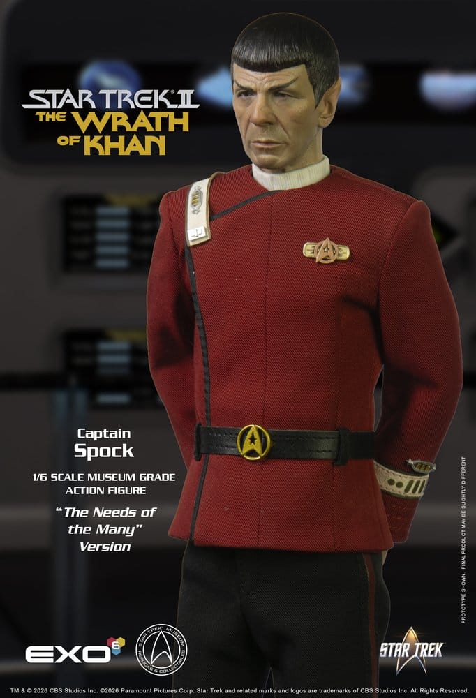 Star Trek: La ira de Khan Figura 1/6 Captain Spock Needs of the Many Version 30 cm