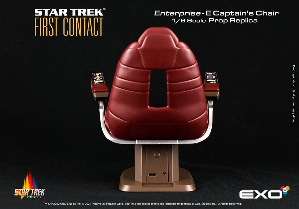 Star Trek: Primer Contacto Réplica 1/6 Captain's Chair 15 cm