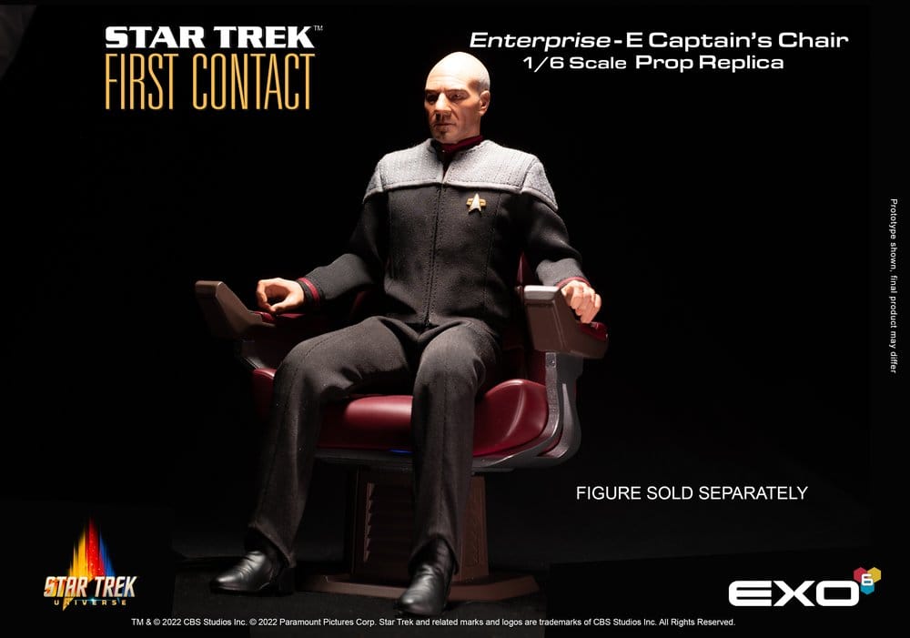 Star Trek: Primer Contacto Réplica 1/6 Captain's Chair 15 cm