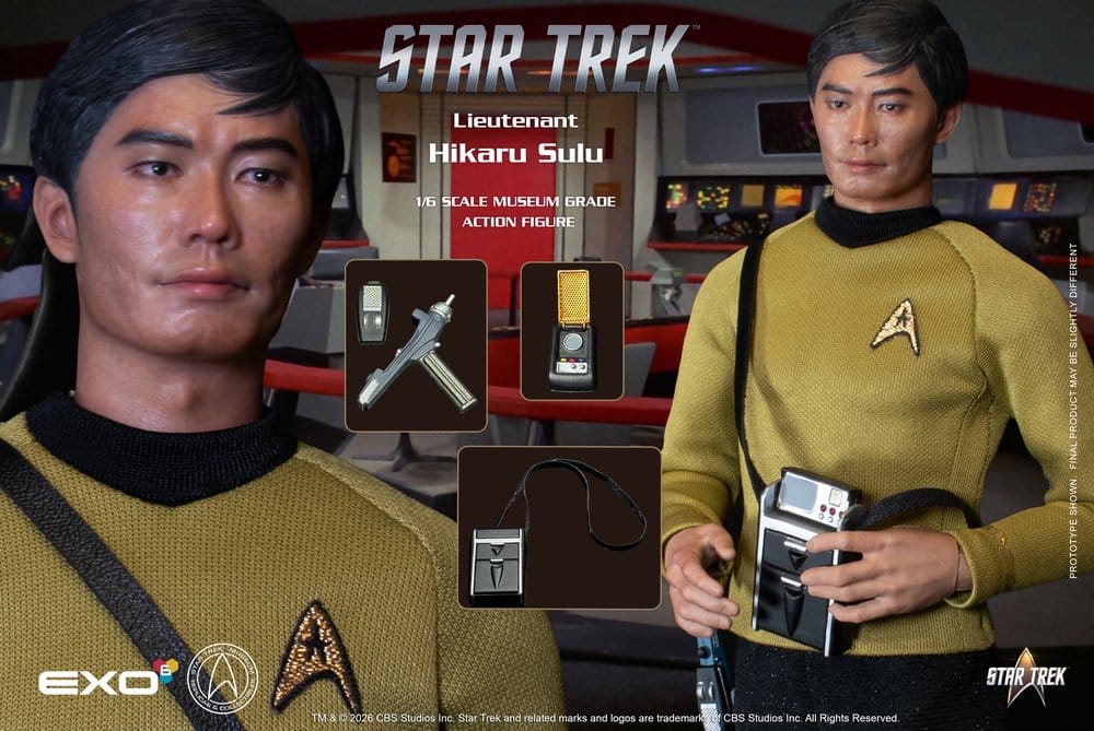 Star Trek: A série original Figura 1/6 Ten. Sulu 30 cm