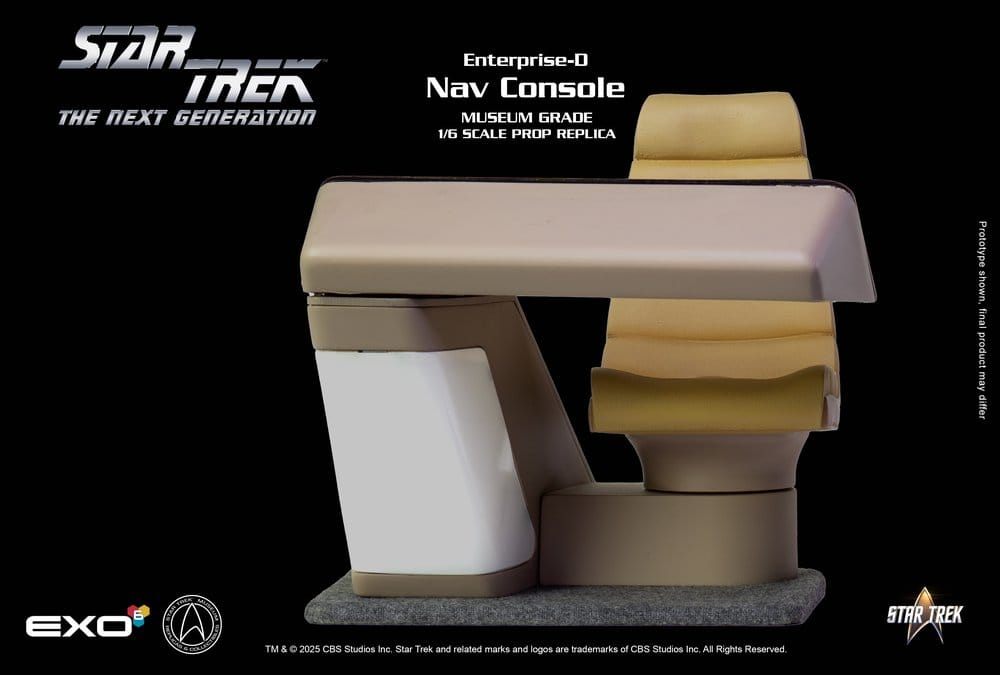 Star Trek: La nueva generación Réplica 1/6 Enterprise-D Bridge CONN Console