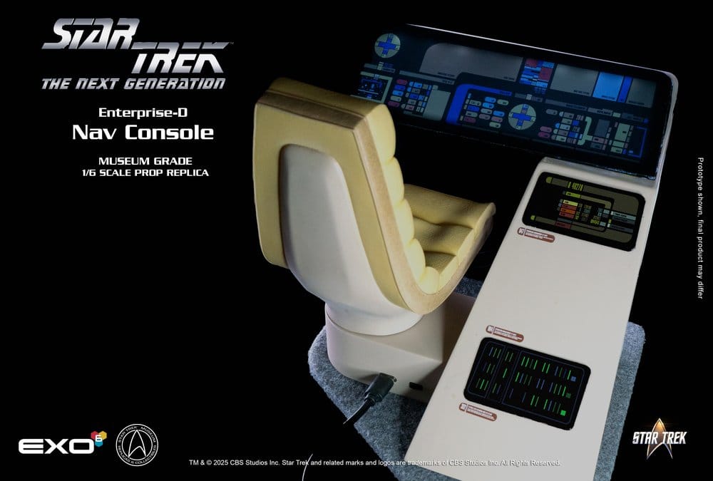 Star Trek: La nueva generación Réplica 1/6 Enterprise-D Bridge CONN Console