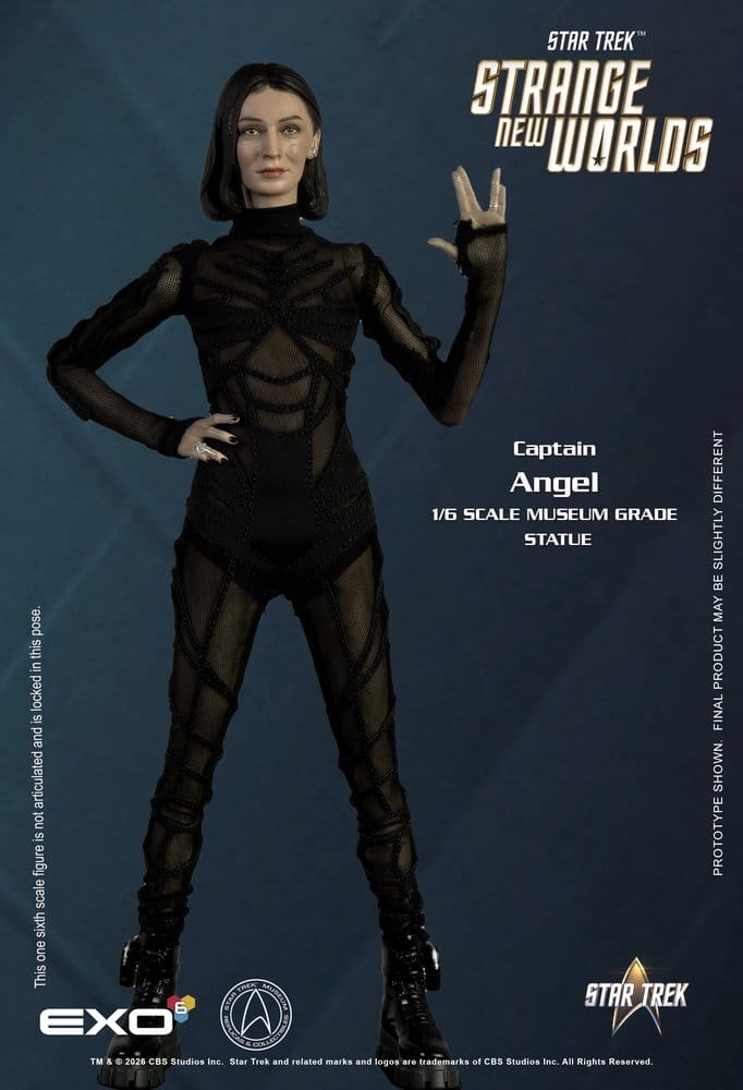 Star Trek: Estranhos Novos Mundos Figura Média Mista 1/6 Capitão Angel 28 cm