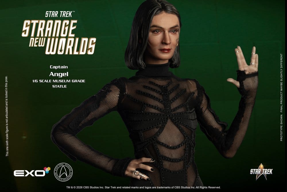 Star Trek: Estranhos Novos Mundos Figura Média Mista 1/6 Capitão Angel 28 cm