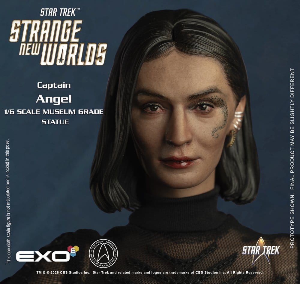 Star Trek: Estranhos Novos Mundos Figura Média Mista 1/6 Capitão Angel 28 cm