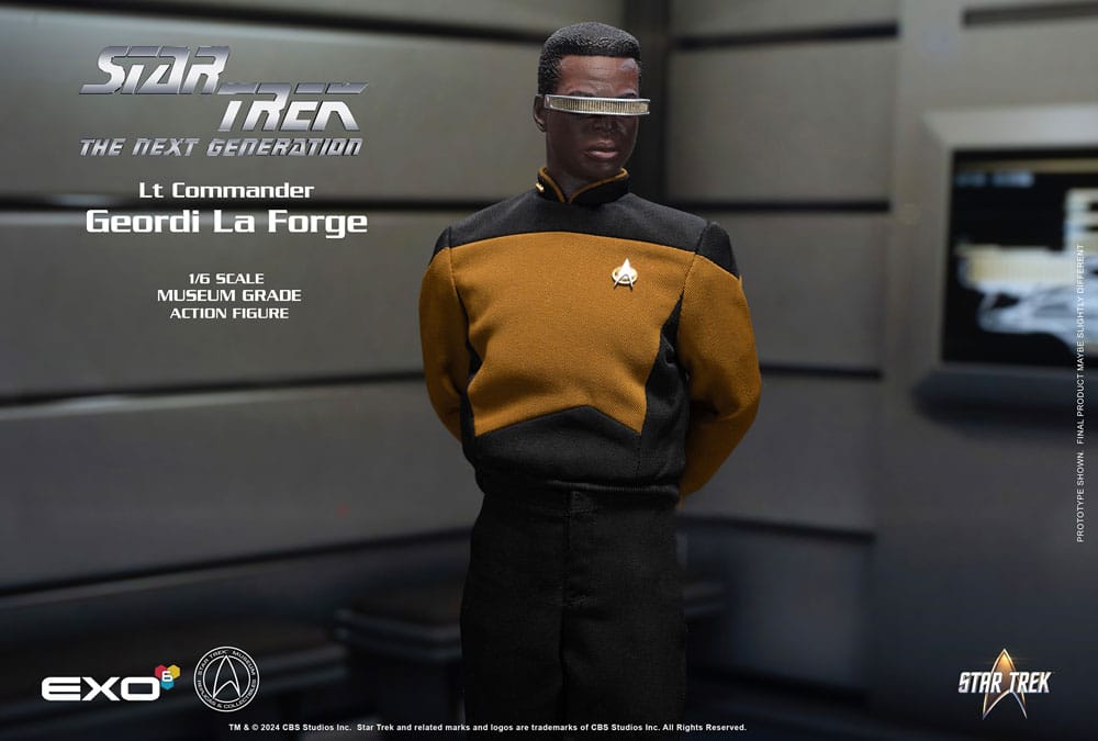 Star Trek: The Next Generation Figura 1/6 Lt. Commander Geordi La Forge (Essentials Version) 28 cm