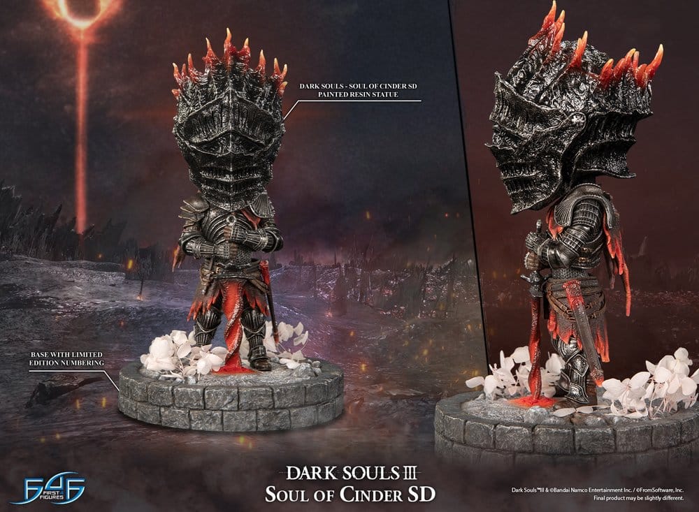 Dark Souls III Estátua Soul of Cinder SD 22 cm