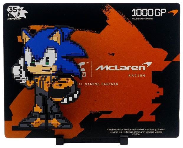 Sonic The Hedgehog x McLaren FiGGYZ Figura Coleccionável Magnética Sonic McLaren 35º Aniversário 9 cm