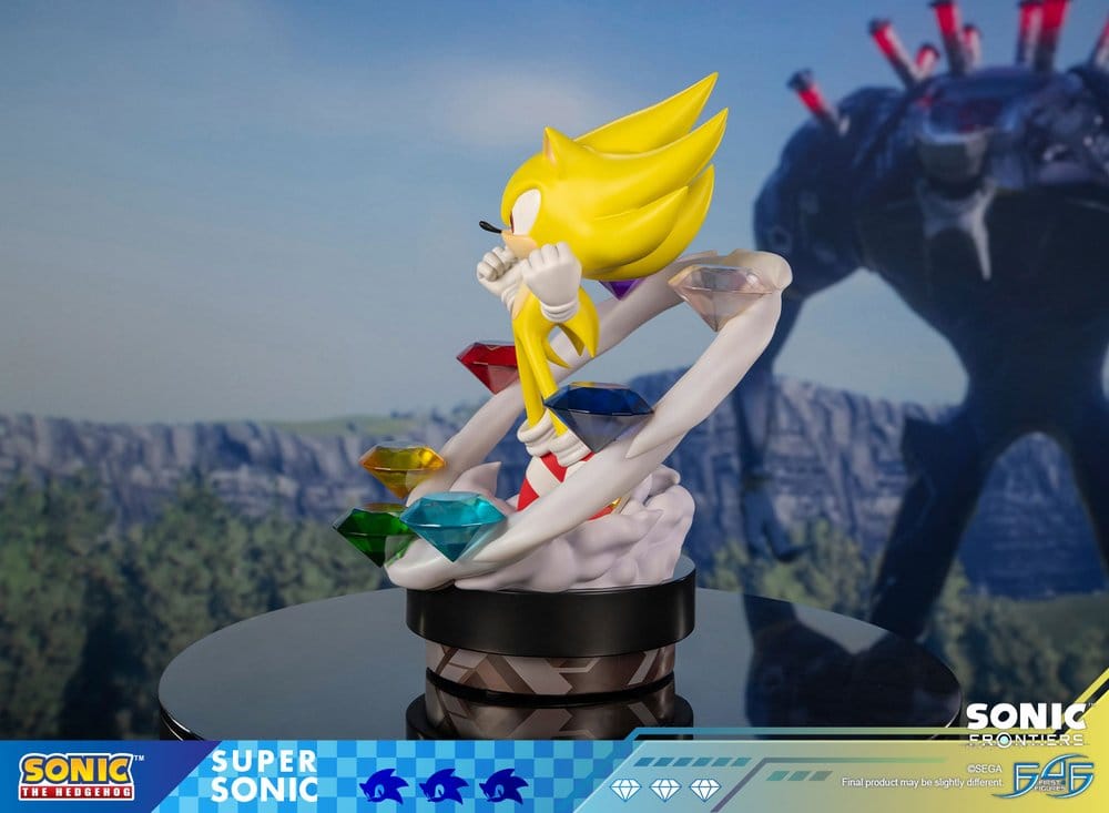 Sonic The Hedgehog Resin Estatua Sonic Frontiers Super Sonic 45 cm