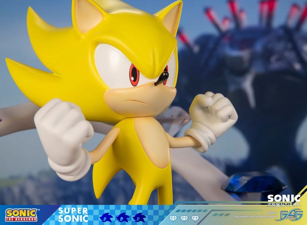 Sonic The Hedgehog Resin Estatua Sonic Frontiers Super Sonic 45 cm