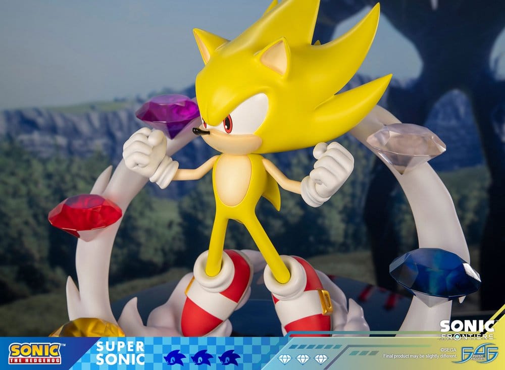 Sonic The Hedgehog Resin Estatua Sonic Frontiers Super Sonic 45 cm