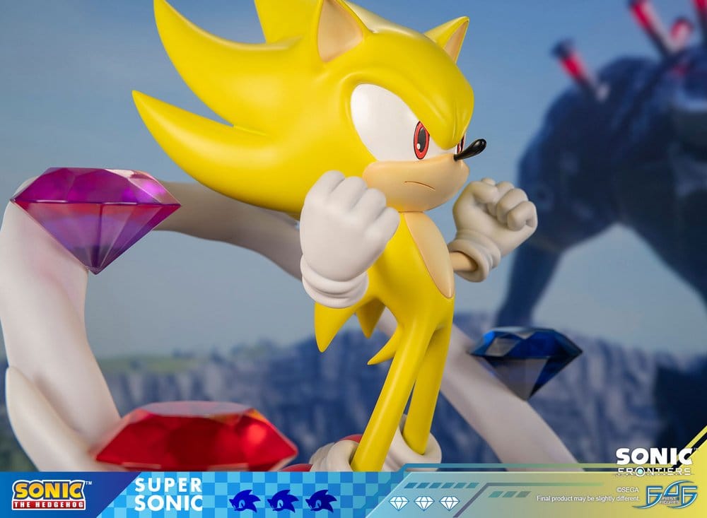Sonic The Hedgehog Resin Estatua Sonic Frontiers Super Sonic 45 cm